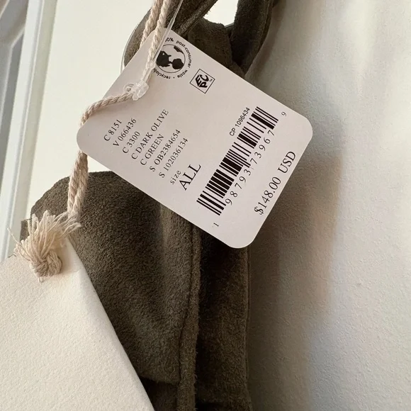 NWT Free People Skadi Suede Scrunch Tote - Picture 5 of 11